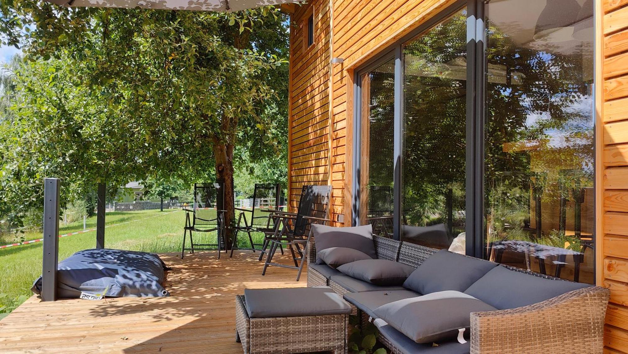 Tinyhousebeidresden 3 Fuer 2 - 7 Personen, Naehe Saechsische Schweiz, Dresden, Mit Badeteich Villa Großharthau Exteriör bild